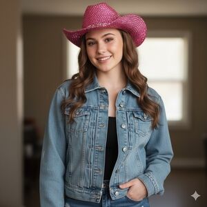 Old Navy Blue Jean Jacket, Size M
